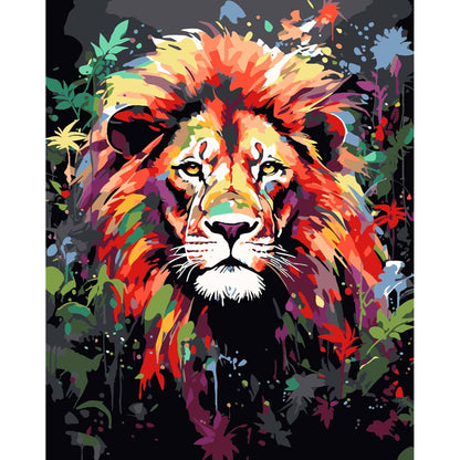 Regal Jungle Paint By Numbers Canvas Art