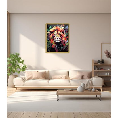 Regal Jungle Paint By Numbers Canvas Art