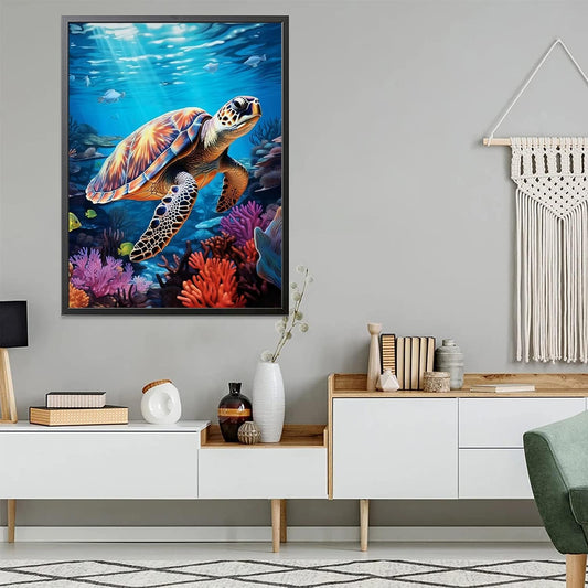 Sea Turtle Paint By Number Wall Art