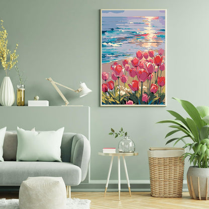 Seaside Tulip Serenade Paint By Numbers Kit