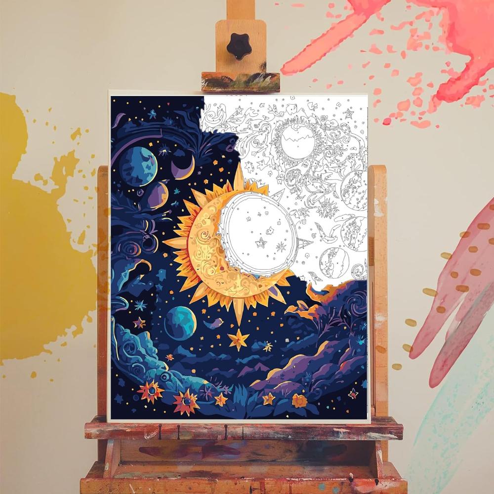 Starry Sky Symphony Paint By Number Kit