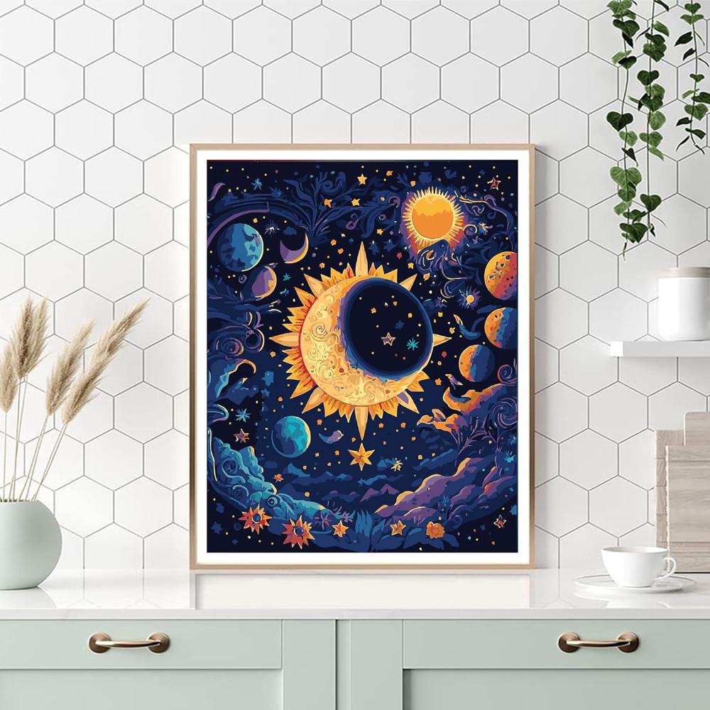 Starry Sky Symphony Paint By Number Kit