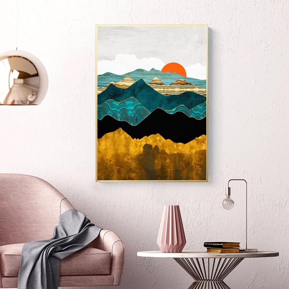 Sunset Abstract Paint By Numbers Canvas Art