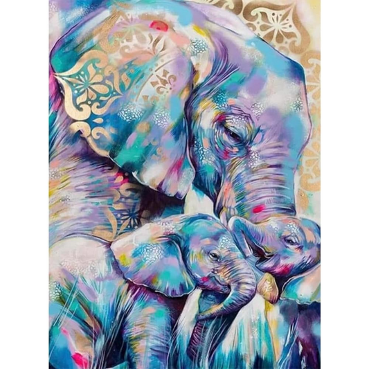 Majestic Elephant Paint By Number Kit