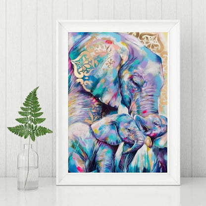 Majestic Elephant Paint By Number Kit