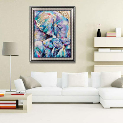Majestic Elephant Paint By Number Kit