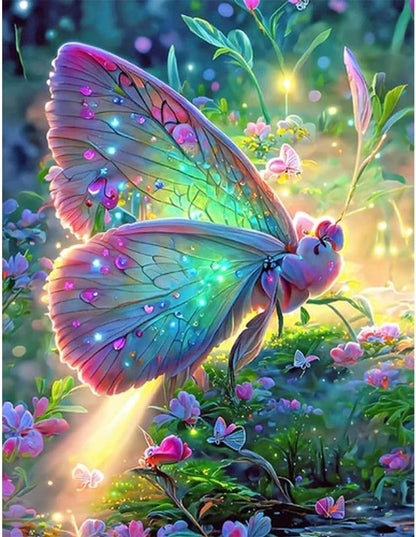 Luminous Butterfly Wings Paint By Number Kit