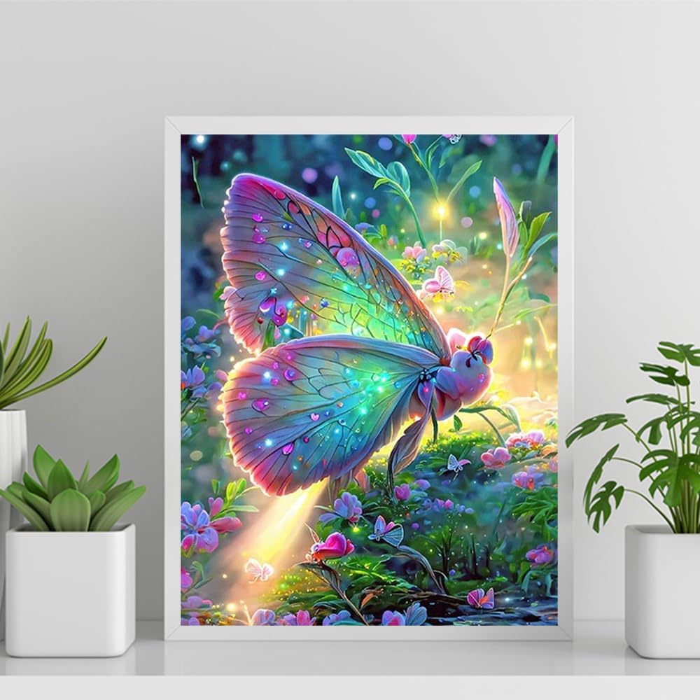 Luminous Butterfly Wings Paint By Number Kit