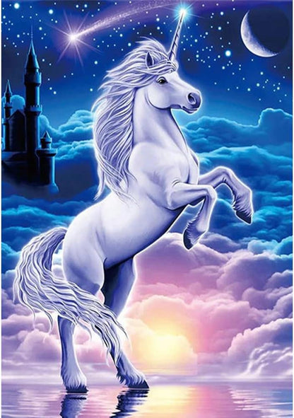 Mystic Moonlight Unicorn Paint By Number Kit