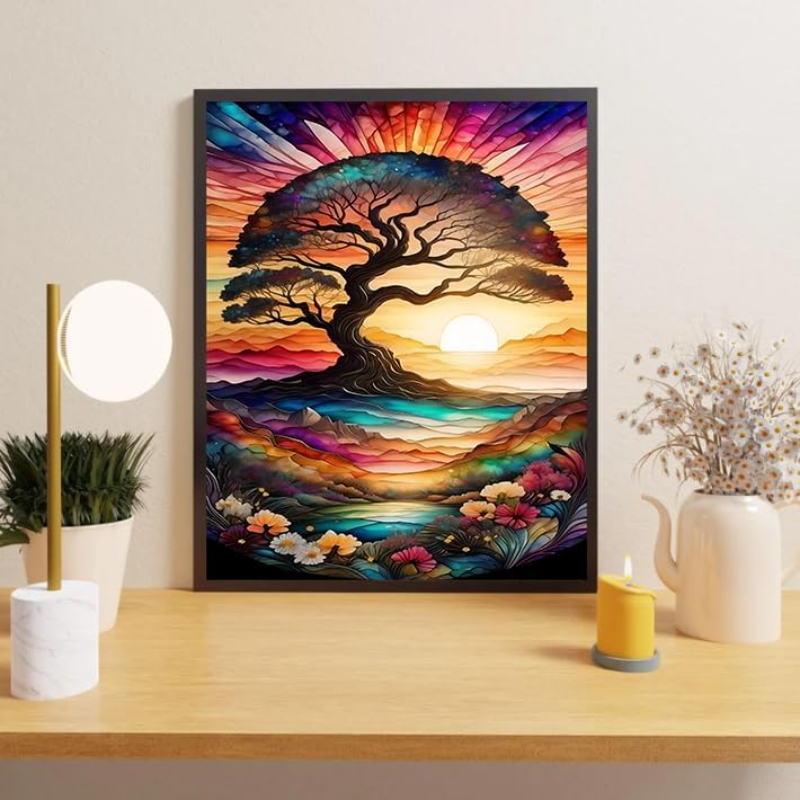 Radiant Tree of Life Paint By Number Kit