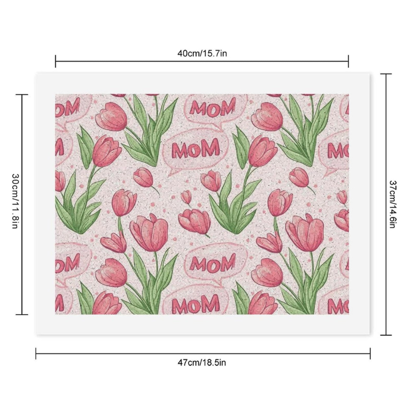 Tulip Themed Artwork Design Paint By Number Kit