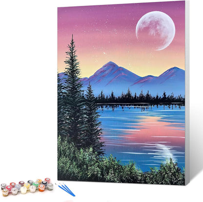 Twilight Mountainscape Paint By Numbers Kit