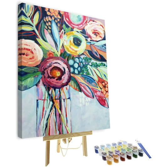 Vase Paint By Numbers Kit