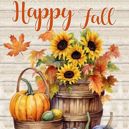 Happy Fall Paint By Number Kit