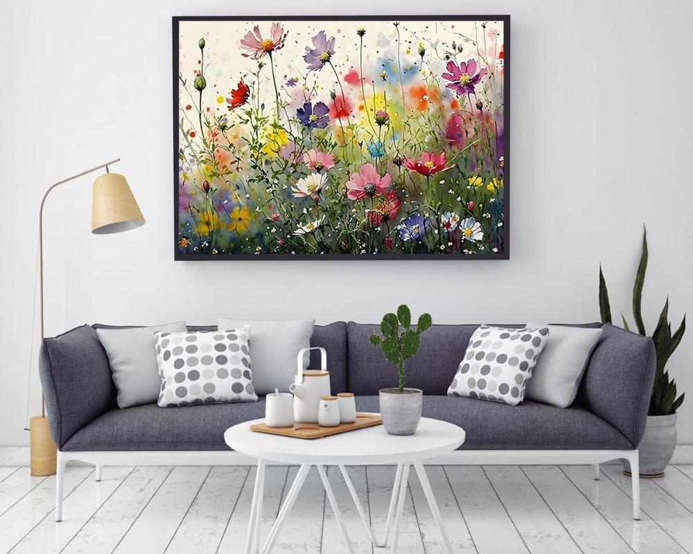 Wildflower DIY Painting By Numbers Kit