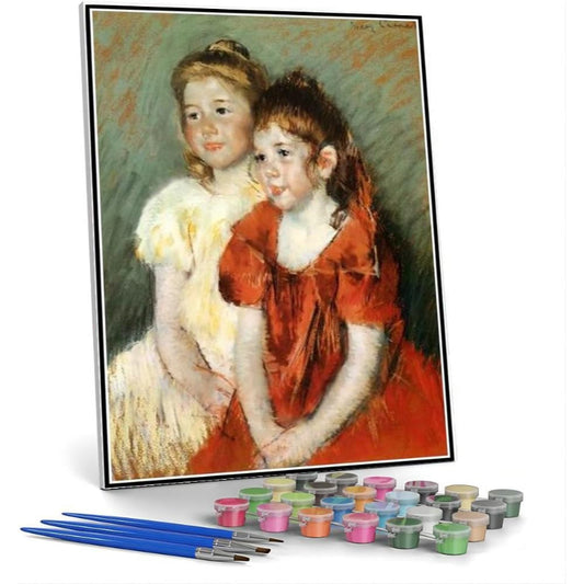 Mary Stevenson Cassatt Painting - DIY Paint by Numbers Kit