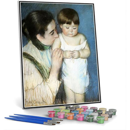 Young Thomas And His Mother –  DIY Paint By Numbers Kit