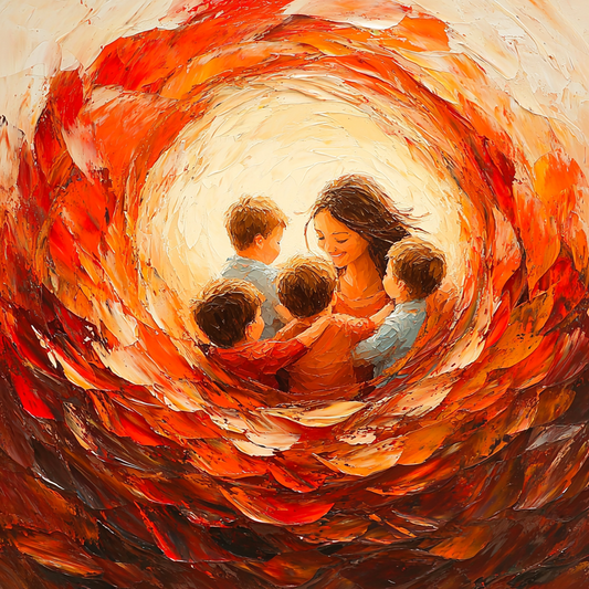 A Mother's Embrace: Circle Of Love Paint By Number