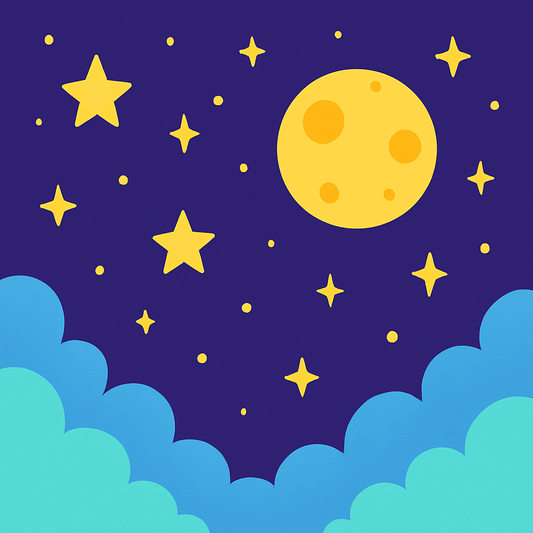 Dreamy Starry Night DIY Paint By Numbers