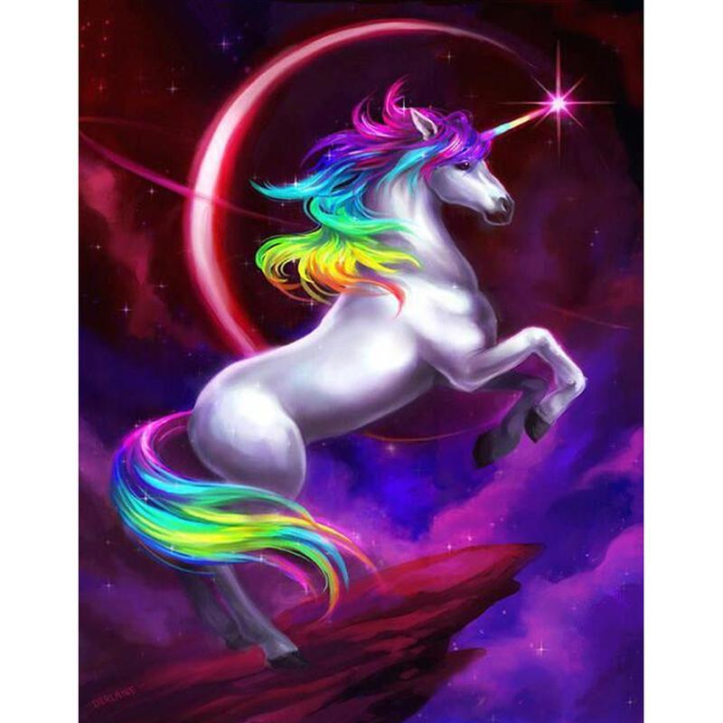 Stylish Unicorn - DIY Painting By Numbers Kit