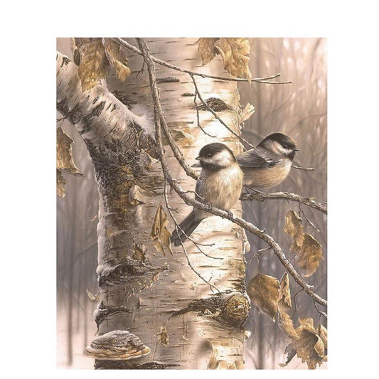 Birds On Tree - DIY Painting By Numbers Kit