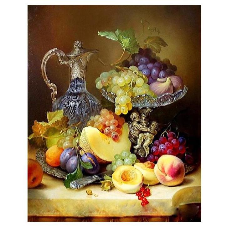 Fruits Lying Around - DIY Painting By Numbers Kit