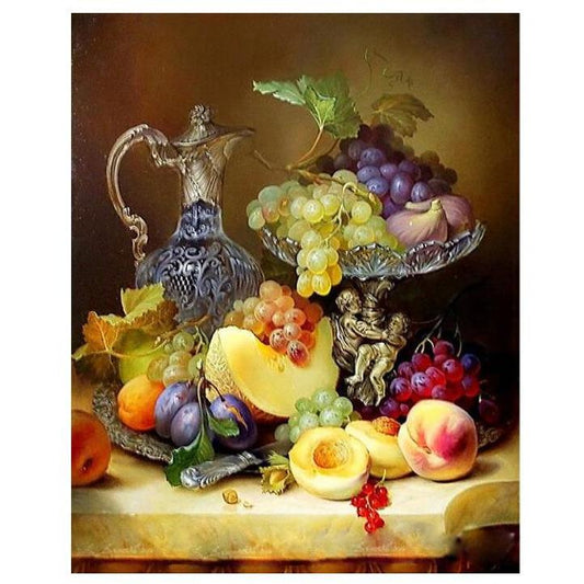 Fruits Lying Around - DIY Painting By Numbers Kit