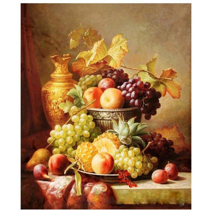 Fruits Arrangement - DIY Painting By Numbers Kit