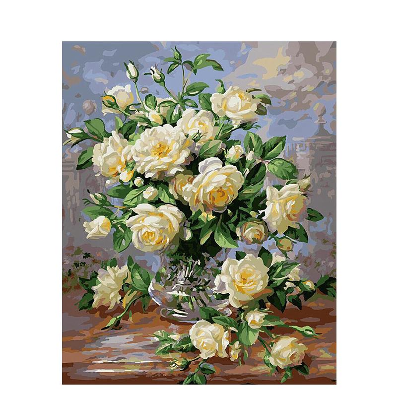 Yellow Roses - DIY Painting By Numbers Kit