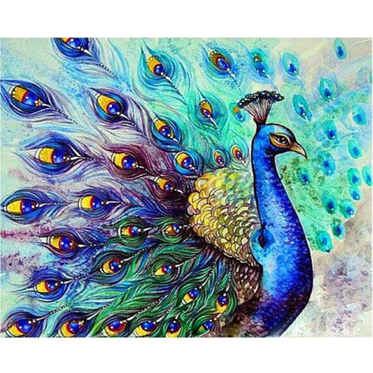 Beautiful Peacock - DIY Painting By Numbers Kit