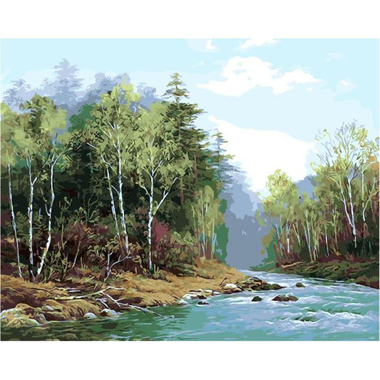 Forest Serenity - DIY Painting By Numbers Kit