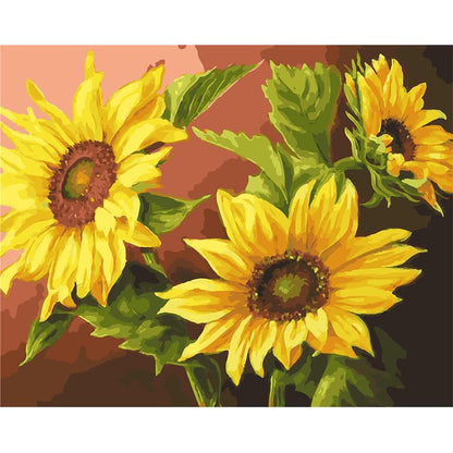 Sunflowers - DIY Painting By Numbers Kit