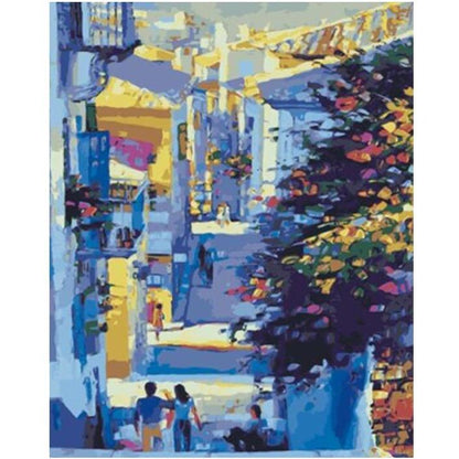 Beautiful Little Street - DIY Painting By Numbers Kits