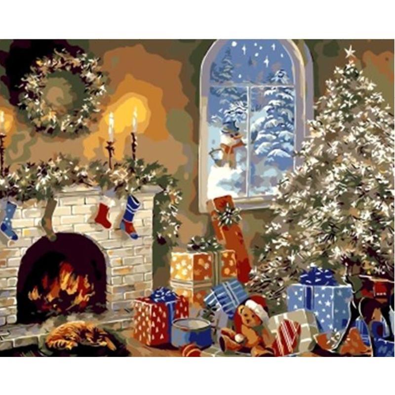 Christmas Morning - DIY Painting By Numbers Kits