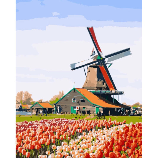 Tulip Garden 2 - DIY Painting By Numbers Kit