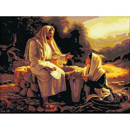 Jesus' Exhort - DIY Painting By Numbers Kit