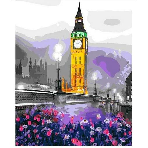 Daybreak at Westminster - DIY Painting By Numbers Kit