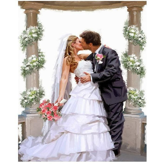 Just Married - DIY Painting By Numbers Kit