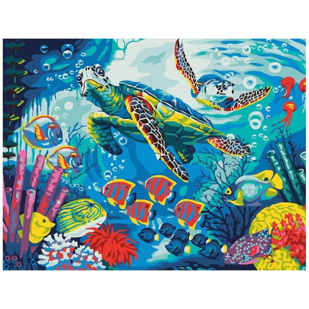 Underwater World 2 - DIY Painting By Numbers Kit