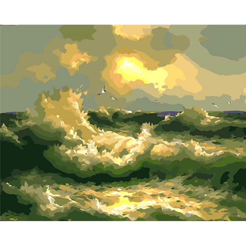 Rough Seas - DIY Painting By Numbers Kit