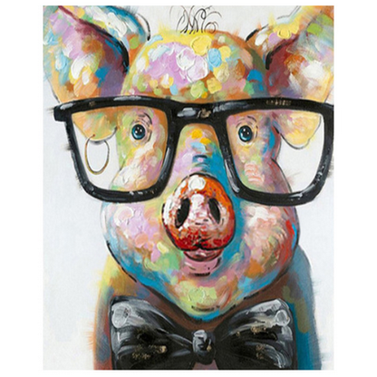 Geeky Pig - DIY Painting By Numbers Kit