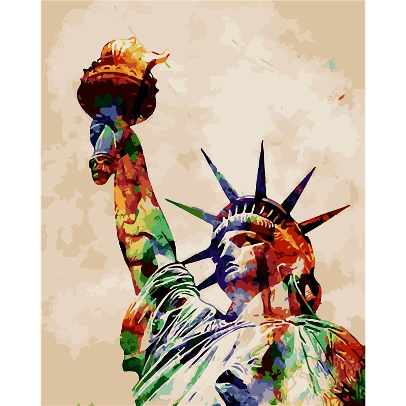 Statue of Liberty Colors - DIY Painting By Numbers Kit