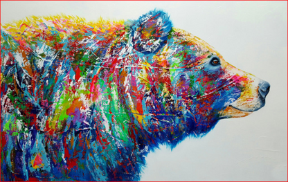 Bear Colors - DIY Painting By Numbers Kit