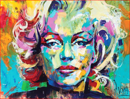 Marilyn Colors - DIY Painting By Numbers Kit