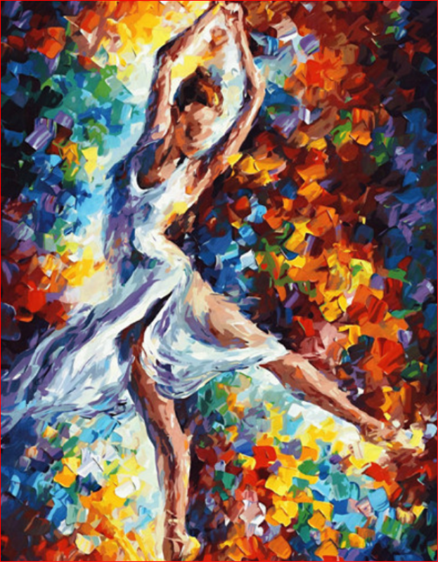 Dancing Beauty Colors - DIY Painting By Numbers Kit