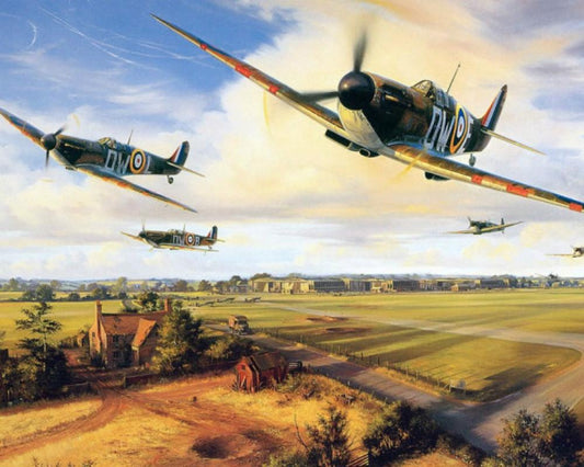 Aircraft Action - DIY Painting By Numbers Kit