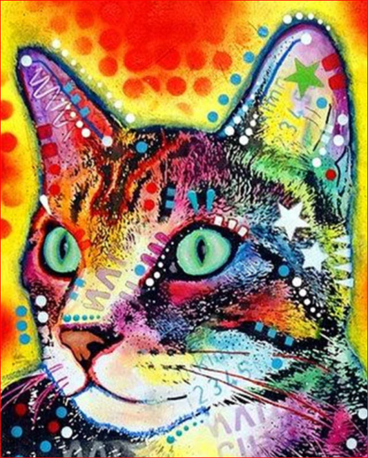 Star Cat - DIY Painting By Numbers Kit