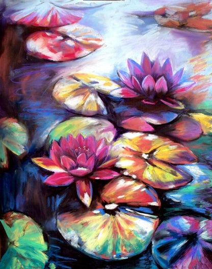 Lotus Lights - DIY Painting By Numbers Kit