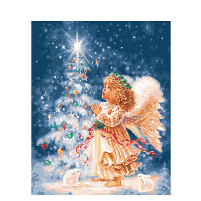 Cute Angel - DIY Painting By Numbers Kit