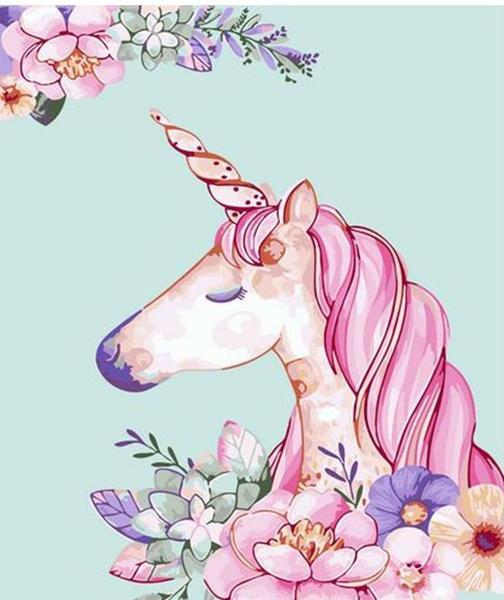 Peaceful Unicorn - DIY Painting By Numbers Kit